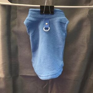 Blue Fleece Dog Vest